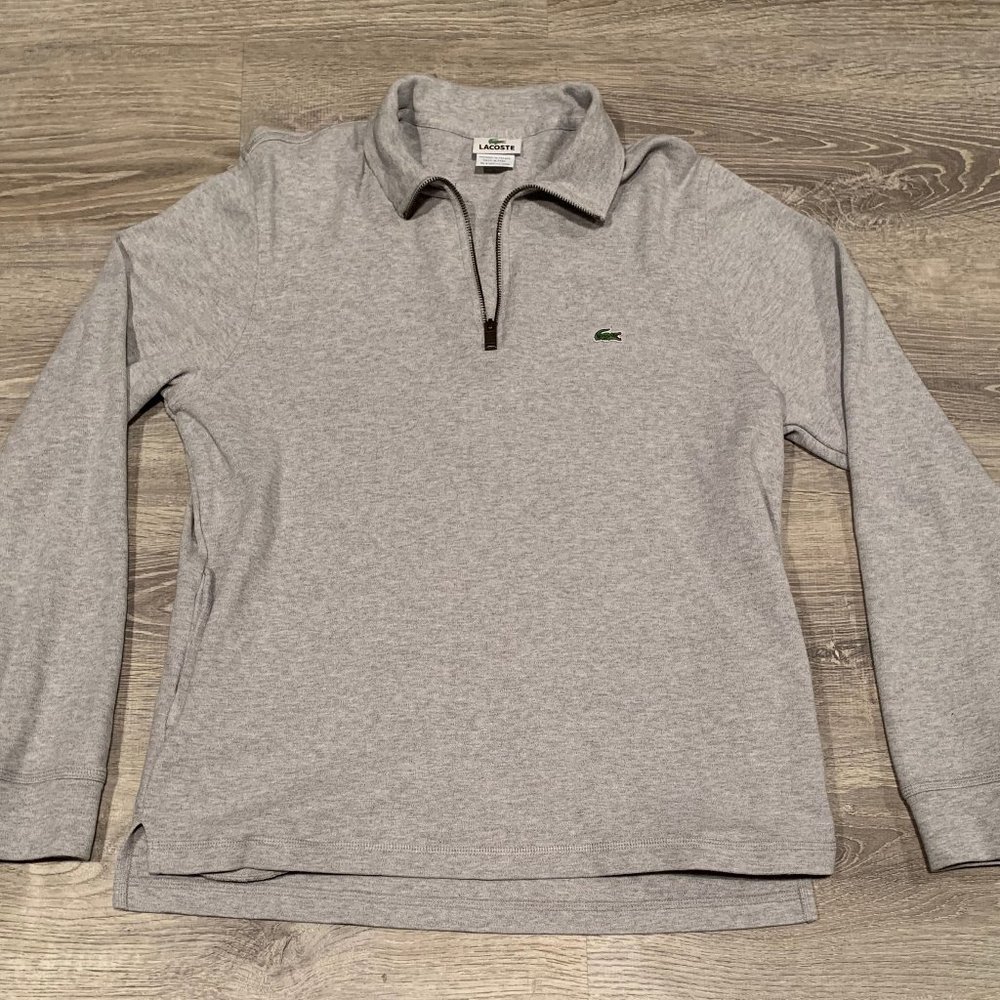 Lacoste sweater medium  light gray